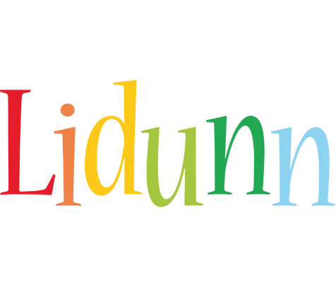 Lidunn birthday logo