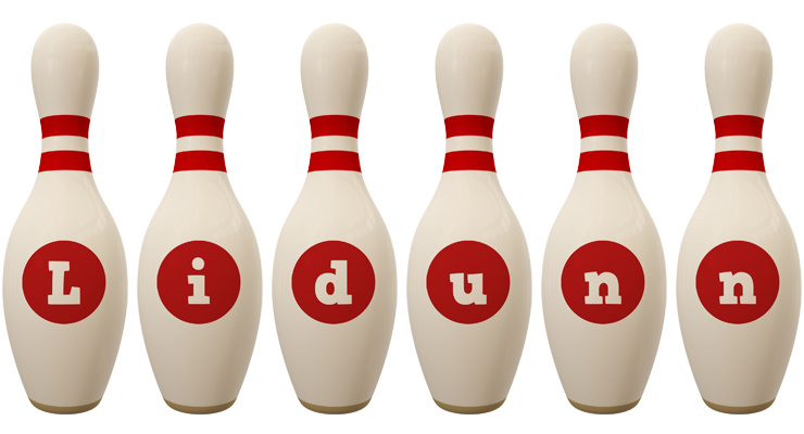 Lidunn bowling-pin logo