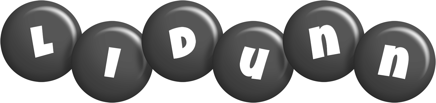 Lidunn candy-black logo