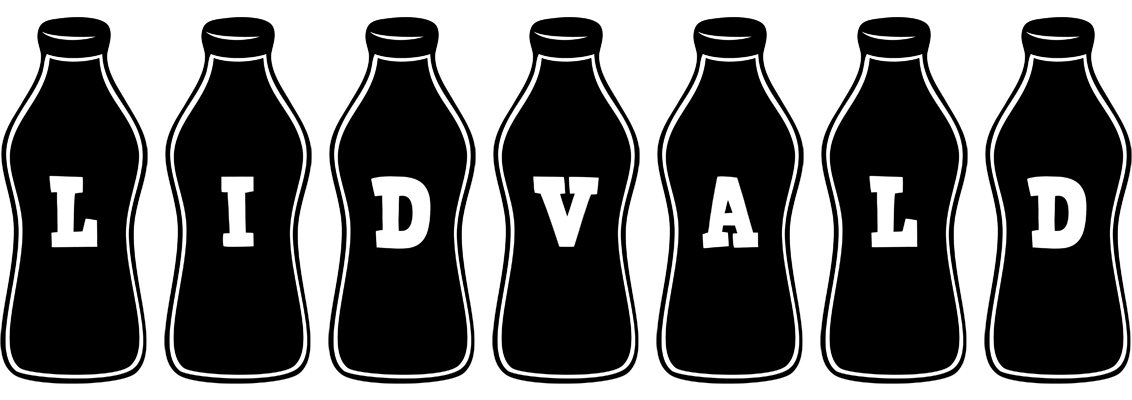 Lidvald bottle logo