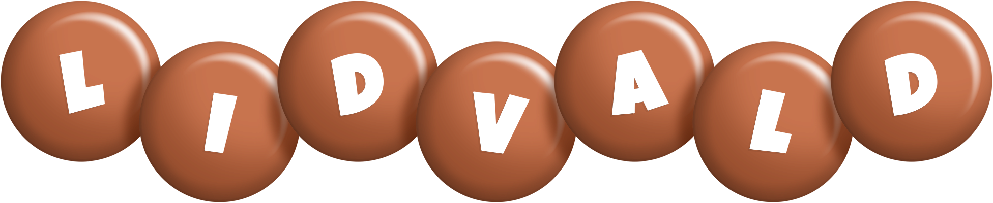 Lidvald candy-brown logo