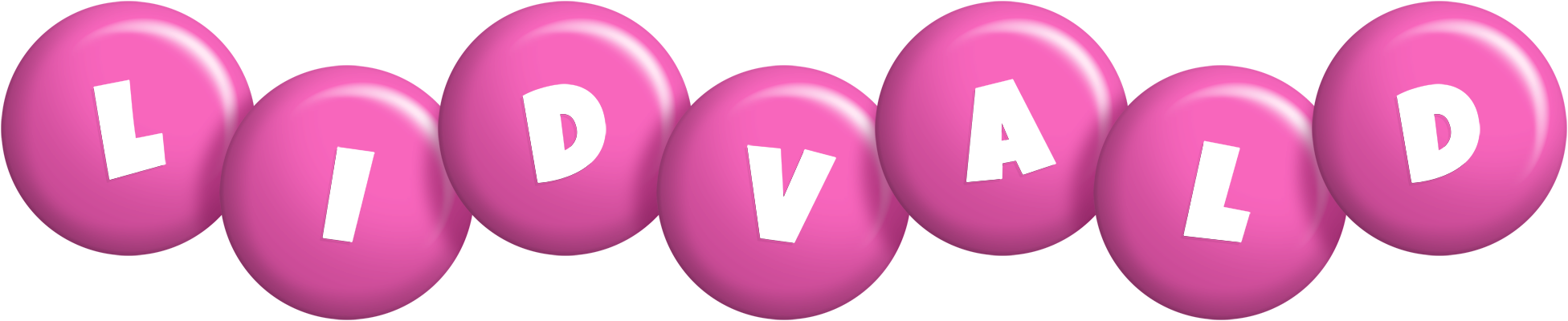 Lidvald candy-pink logo