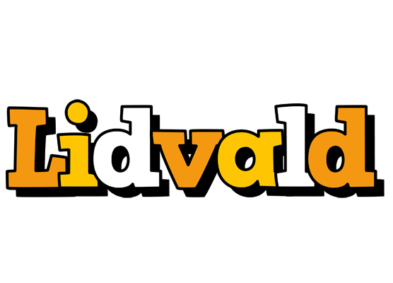 Lidvald cartoon logo