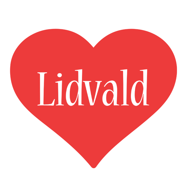 Lidvald love logo