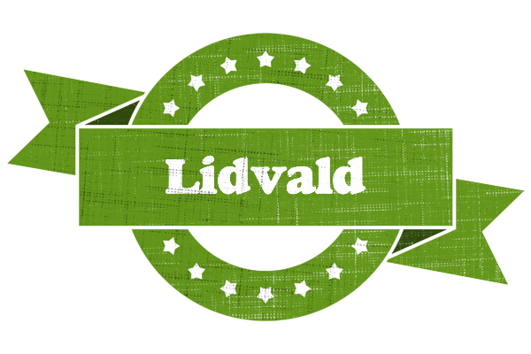 Lidvald natural logo