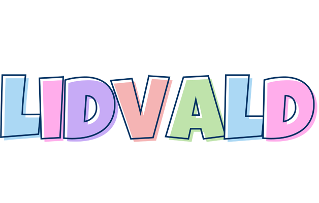 Lidvald pastel logo