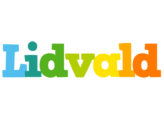 Lidvald rainbows logo