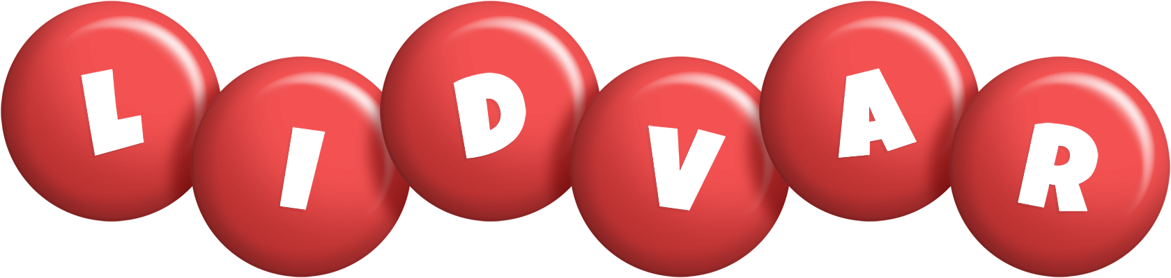 Lidvar candy-red logo