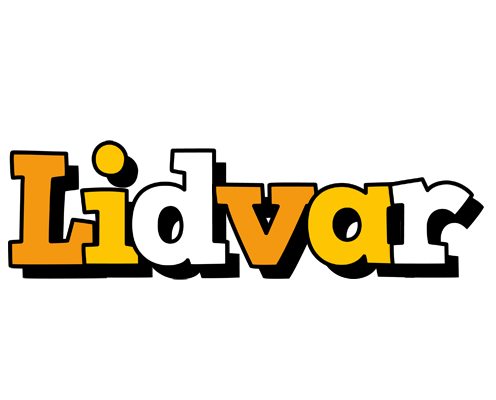 Lidvar cartoon logo