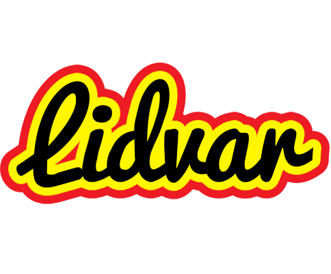 Lidvar flaming logo