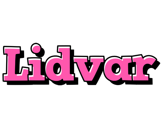 Lidvar girlish logo
