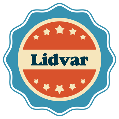 Lidvar labels logo