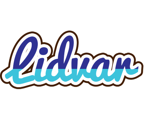 Lidvar raining logo