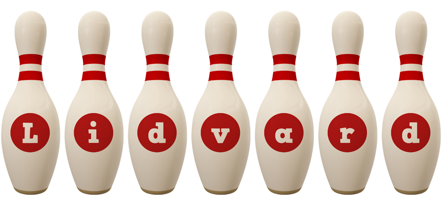 Lidvard bowling-pin logo