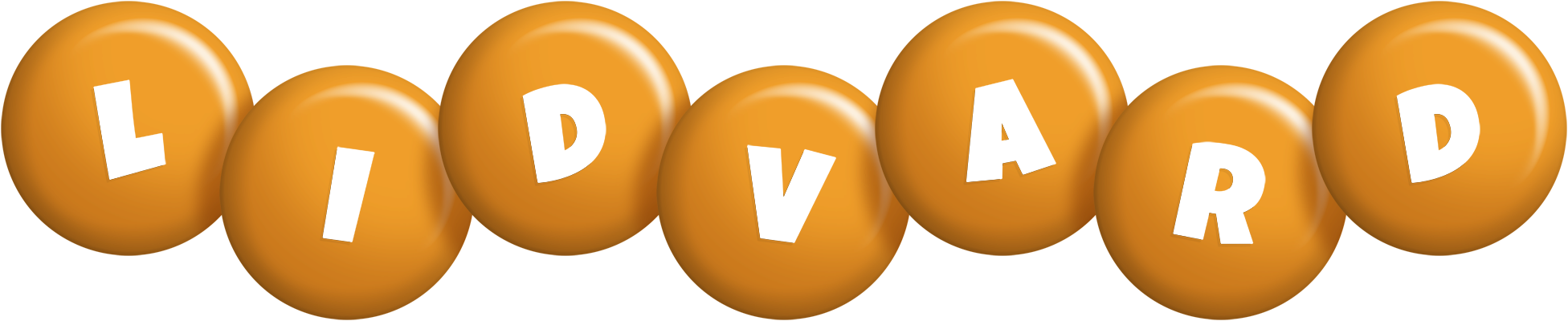 Lidvard candy-orange logo