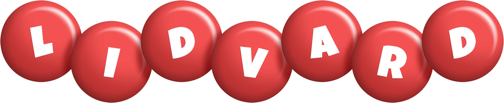 Lidvard candy-red logo