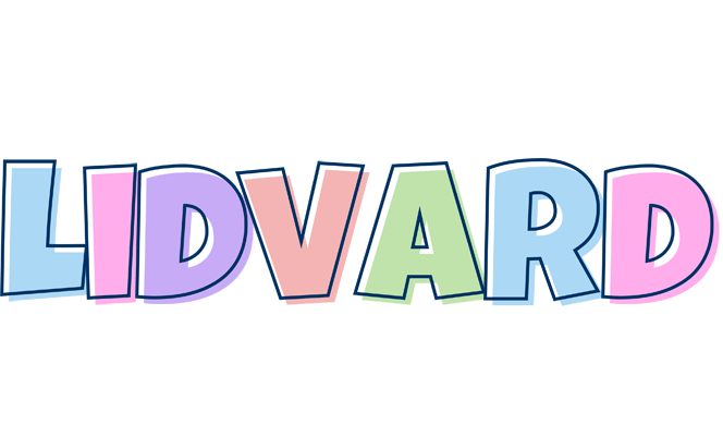Lidvard pastel logo
