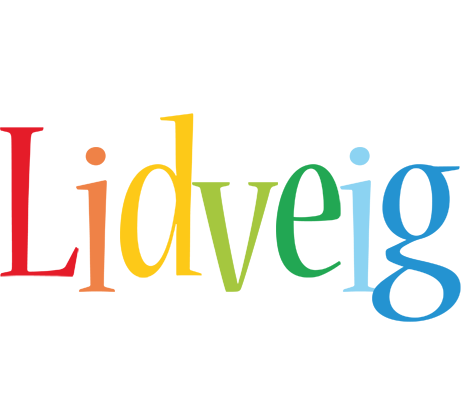 Lidveig birthday logo