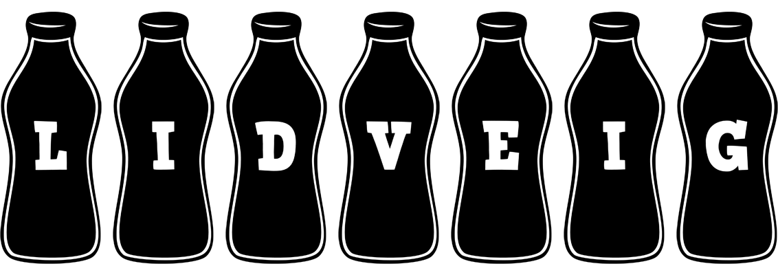 Lidveig bottle logo