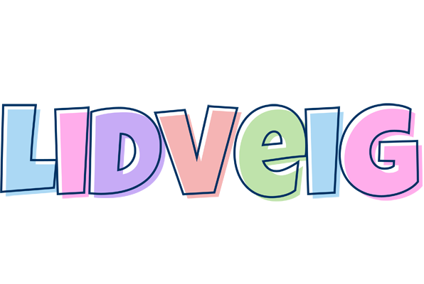 Lidveig pastel logo