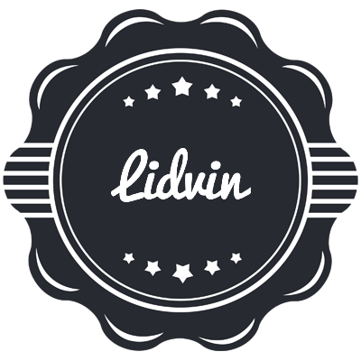 Lidvin badge logo