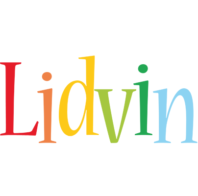 Lidvin birthday logo