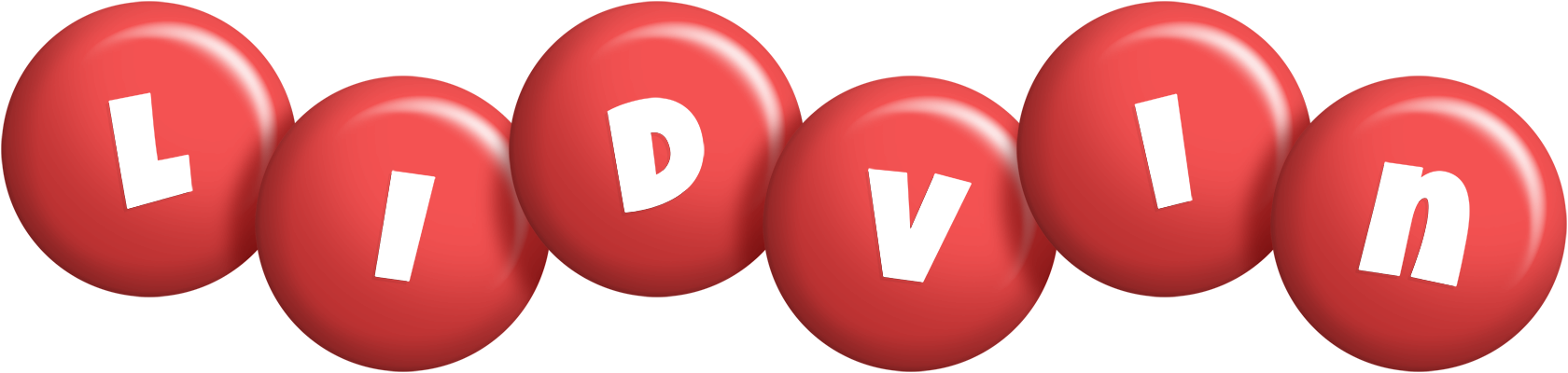 Lidvin candy-red logo