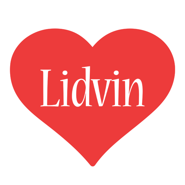 Lidvin love logo