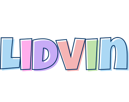 Lidvin pastel logo