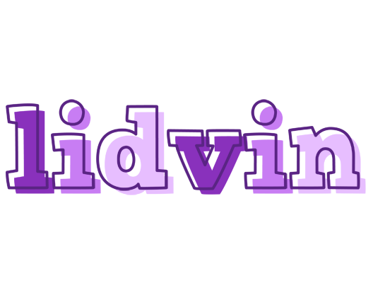 Lidvin sensual logo