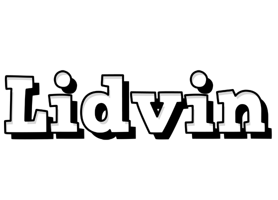 Lidvin snowing logo