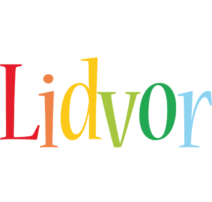 Lidvor birthday logo