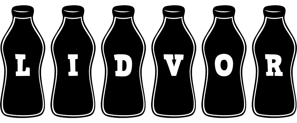 Lidvor bottle logo