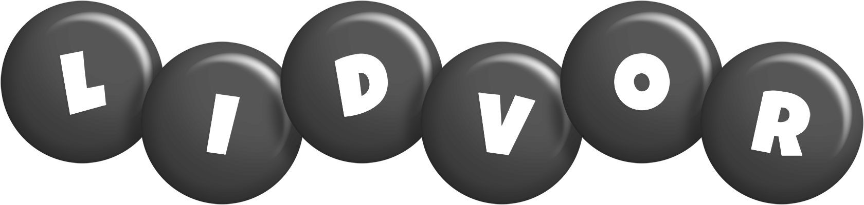 Lidvor candy-black logo