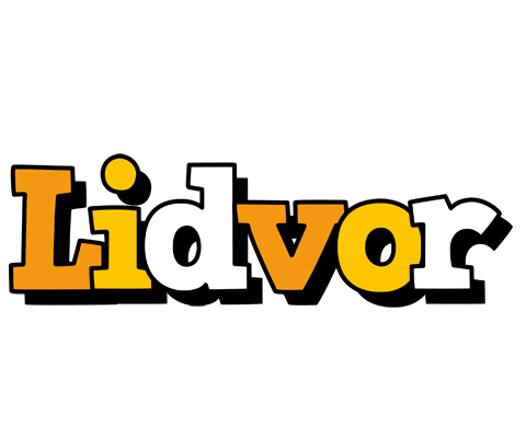 Lidvor cartoon logo