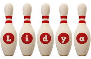 Lidya bowling-pin logo