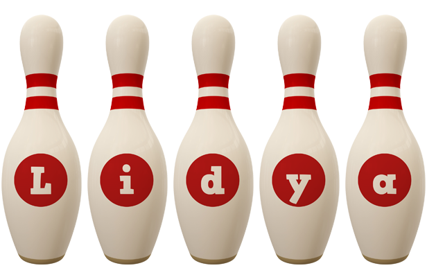 Lidya bowling-pin logo