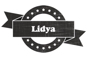 Lidya grunge logo