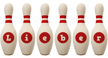 Lieber bowling-pin logo