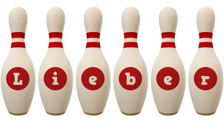 Lieber bowling-pin logo
