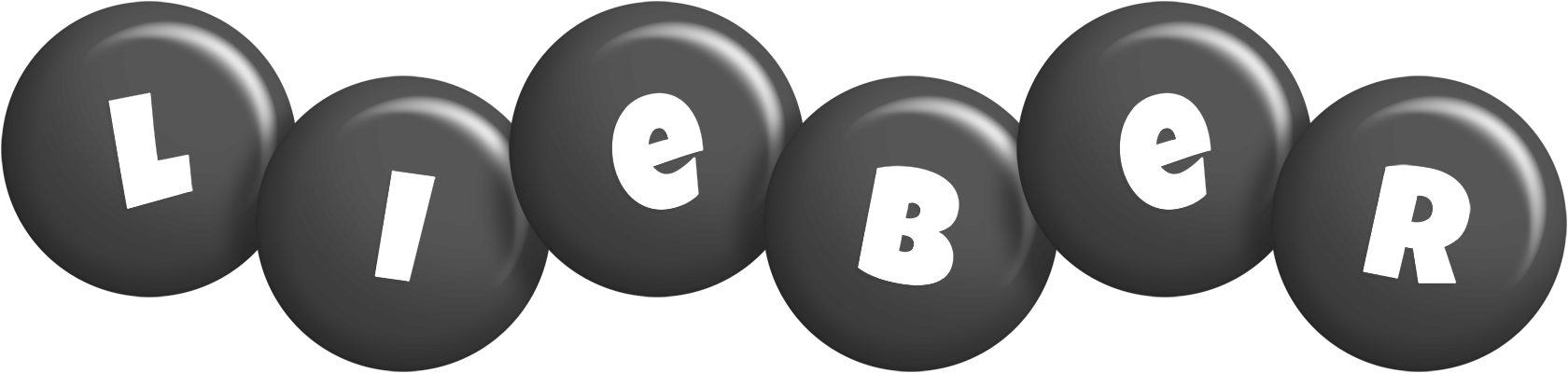 Lieber candy-black logo