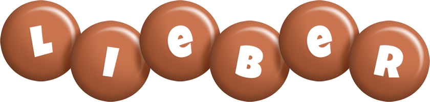 Lieber candy-brown logo