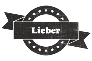 Lieber grunge logo