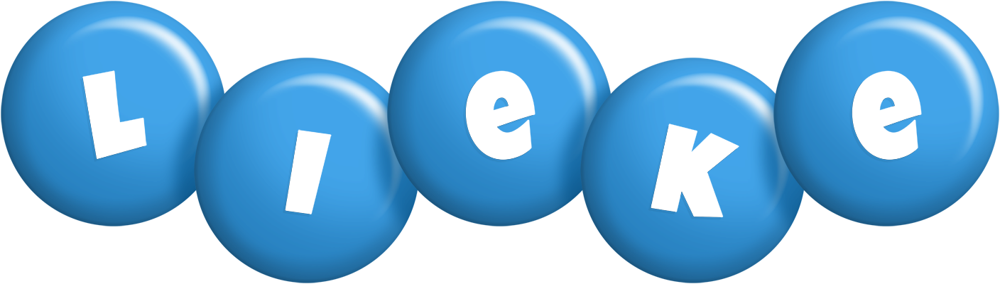 Lieke candy-blue logo