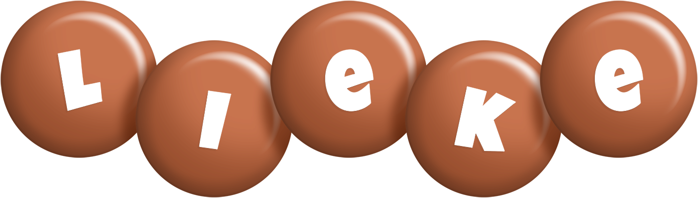 Lieke candy-brown logo