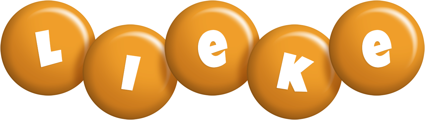 Lieke candy-orange logo