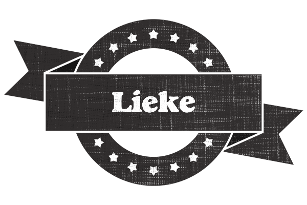 Lieke grunge logo