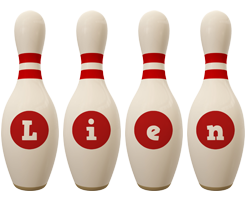 Lien bowling-pin logo