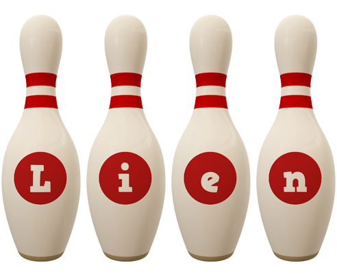 Lien bowling-pin logo