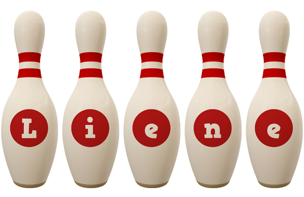 Liene bowling-pin logo